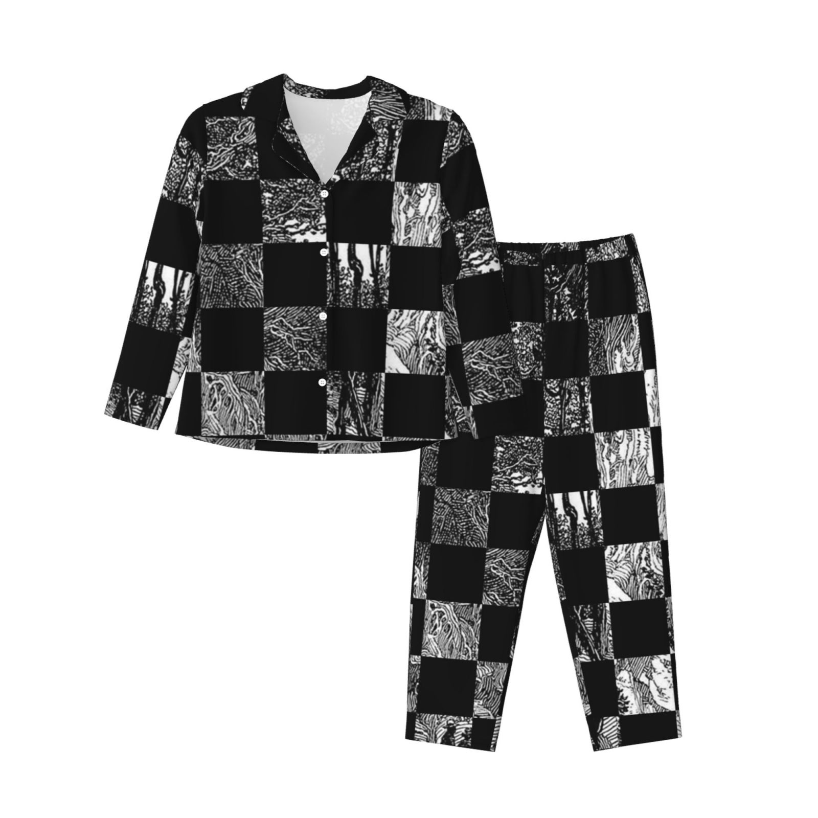 Women's Long-Sleeved Pajama Set