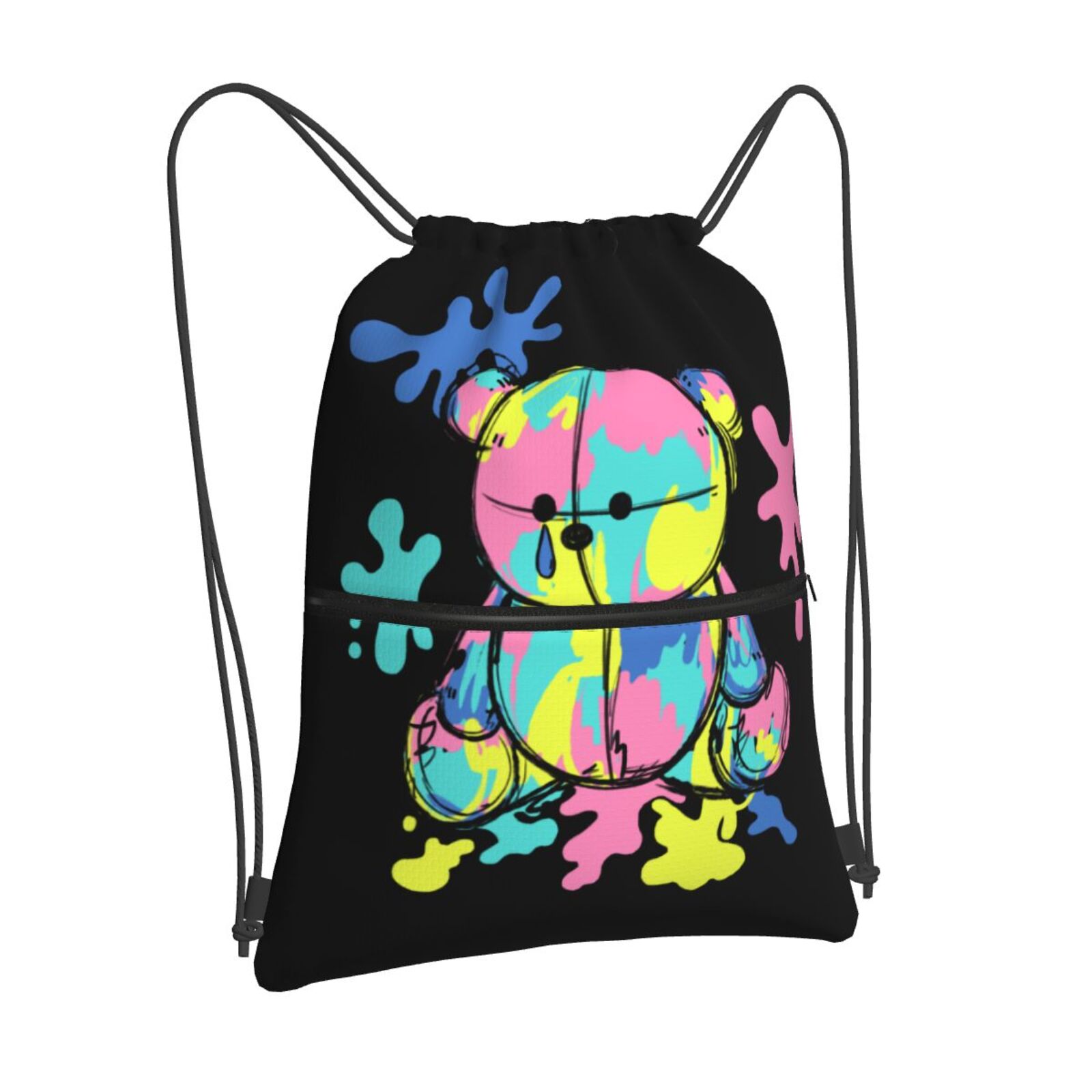 Drawstring Zipper Backpack