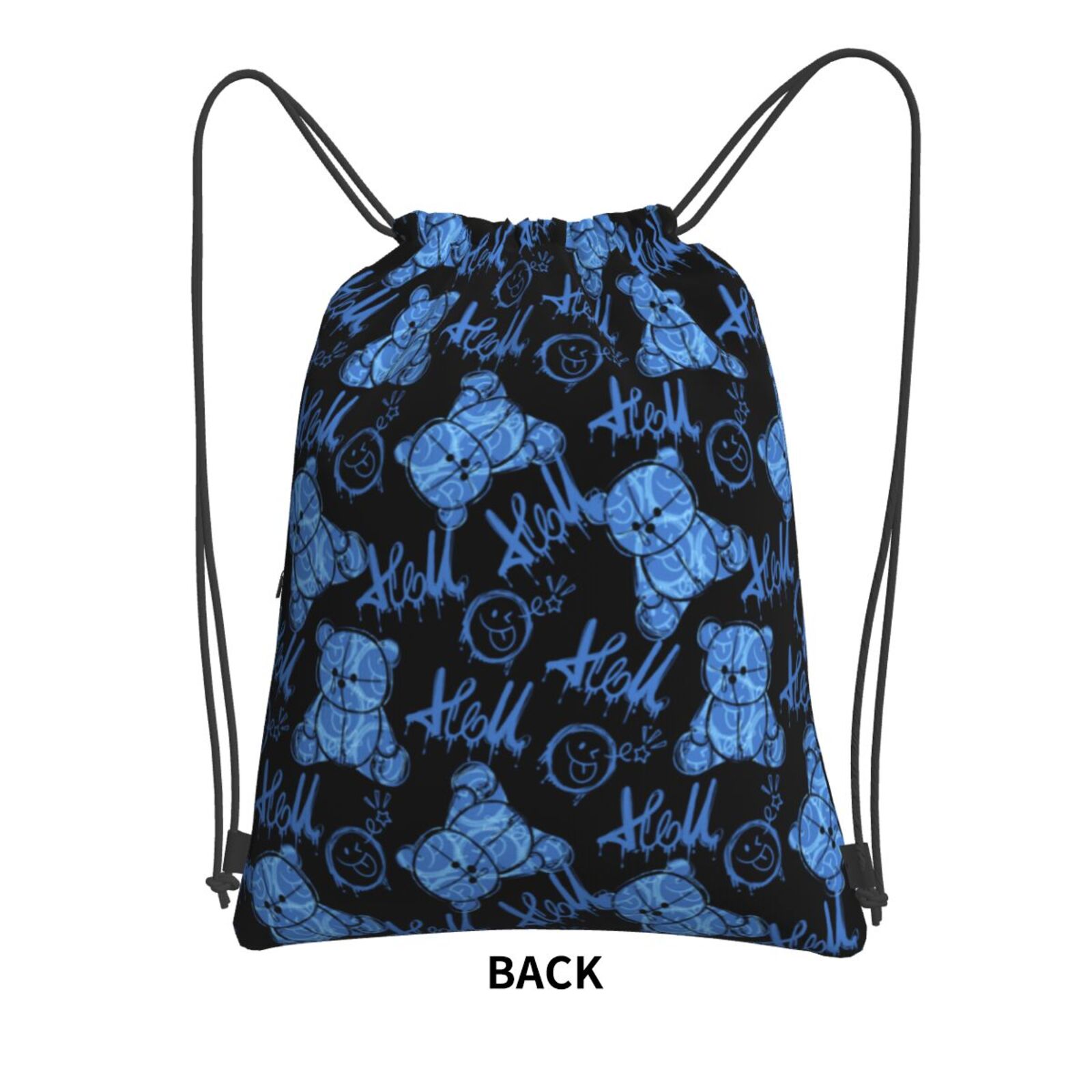 Drawstring Zipper Backpack