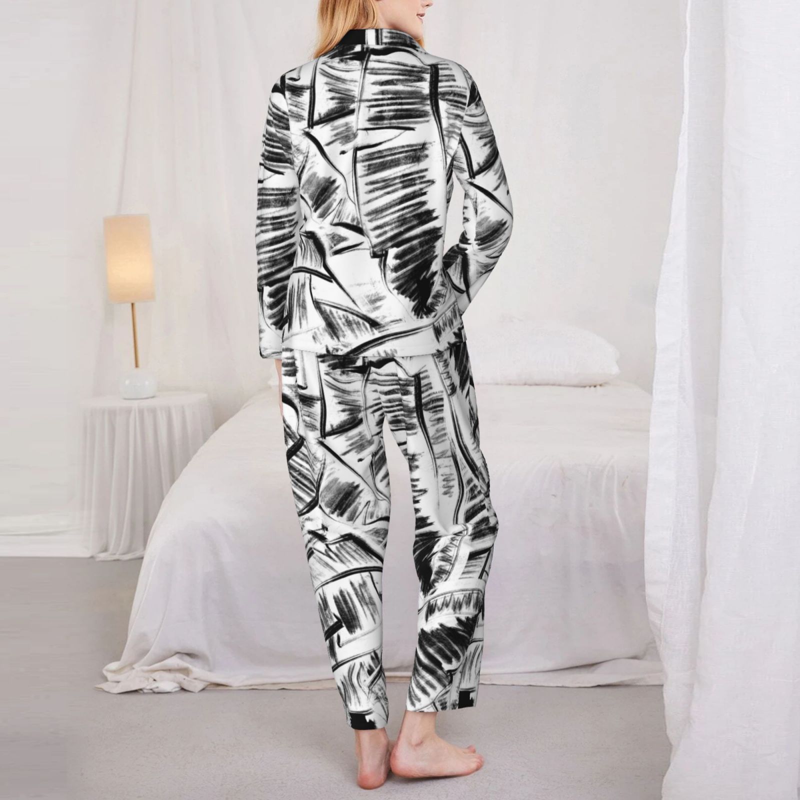 Women's Long-Sleeved Pajama Set