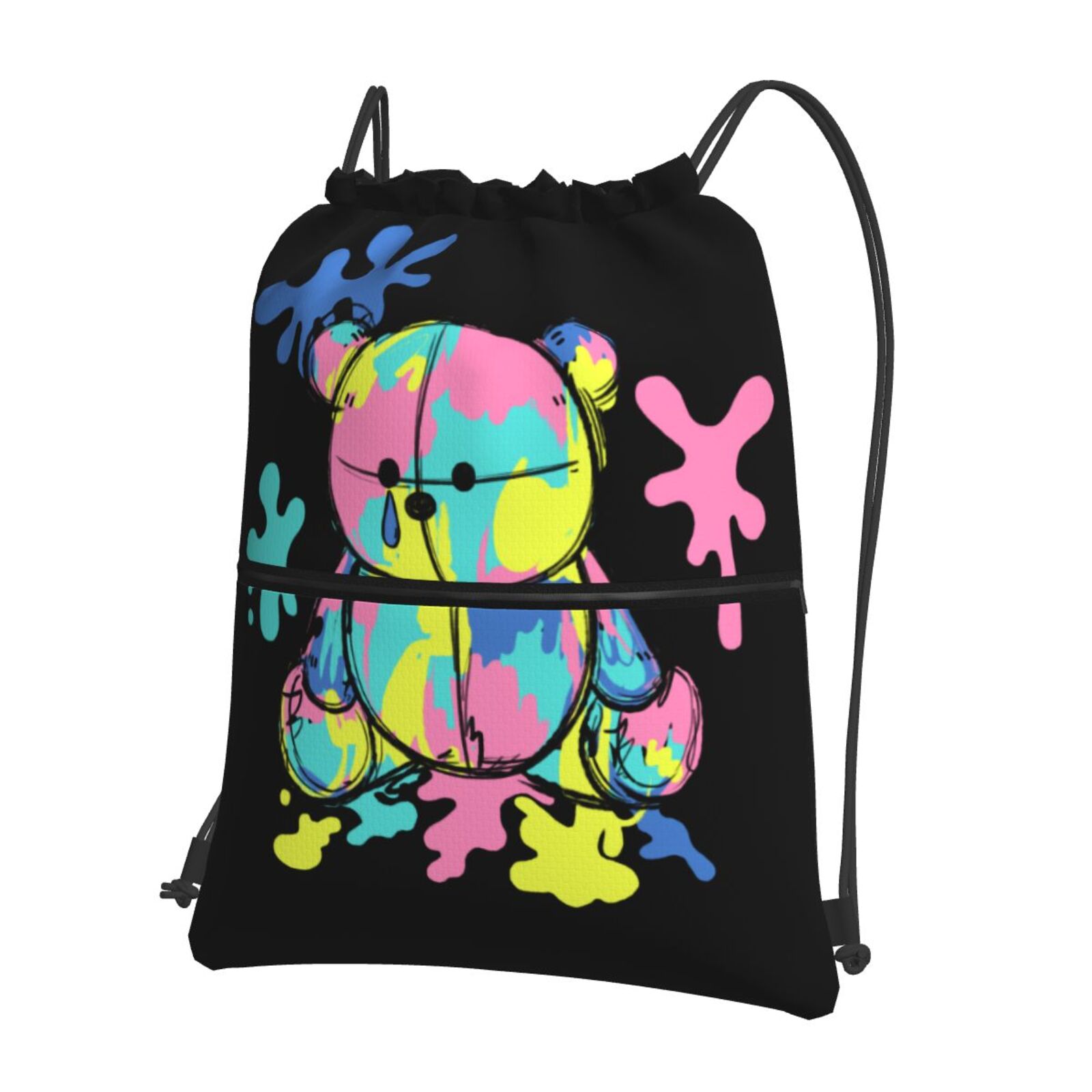 Drawstring Zipper Backpack