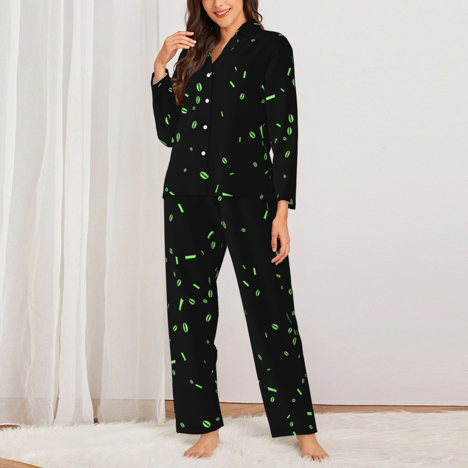 Women's Long-Sleeved Pajama Set