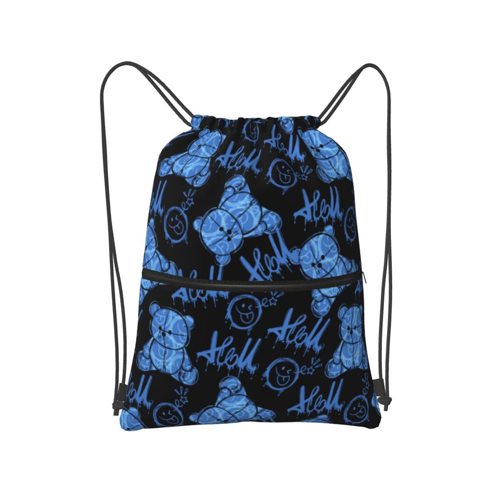 Drawstring Zipper Backpack