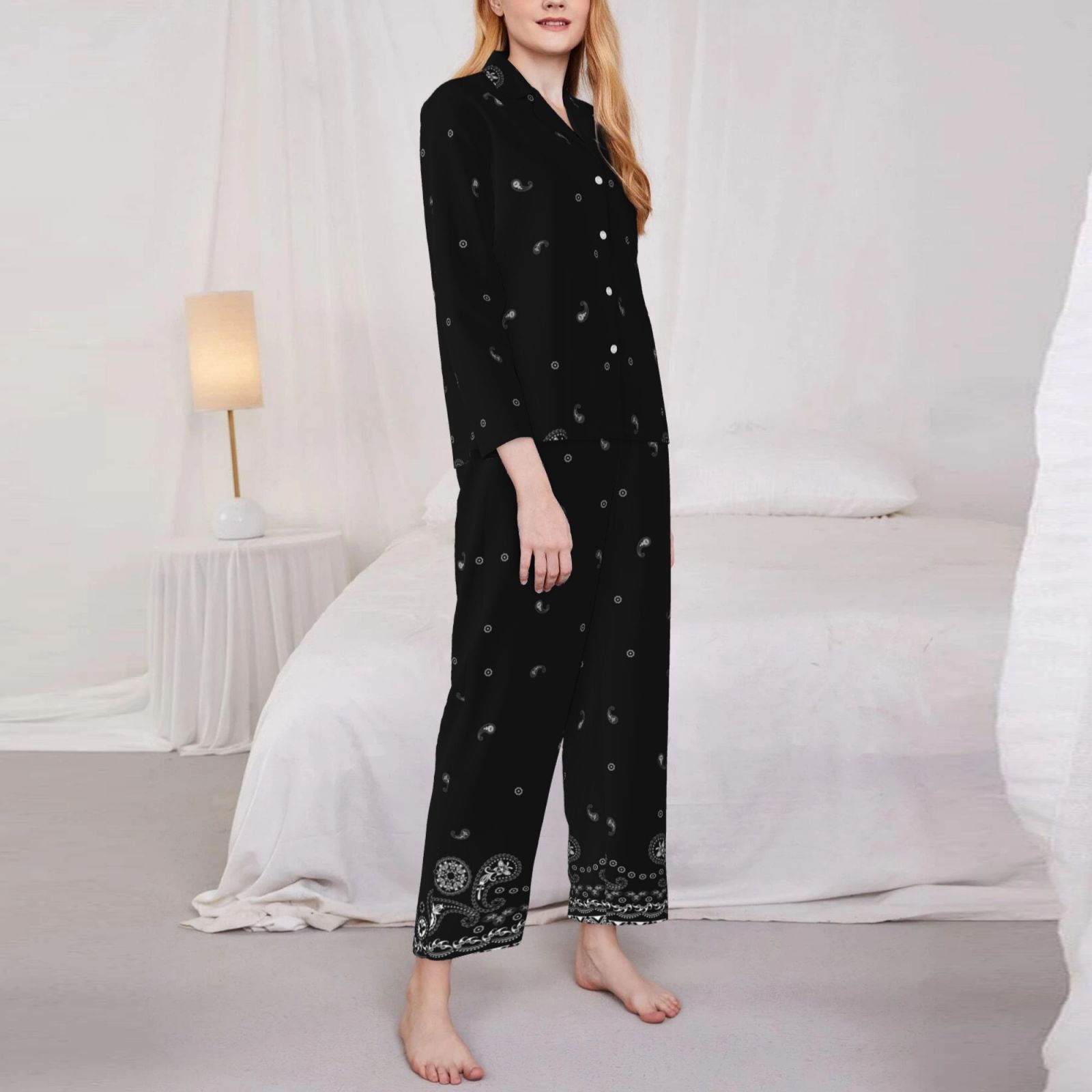 Women's Long-Sleeved Pajama Set