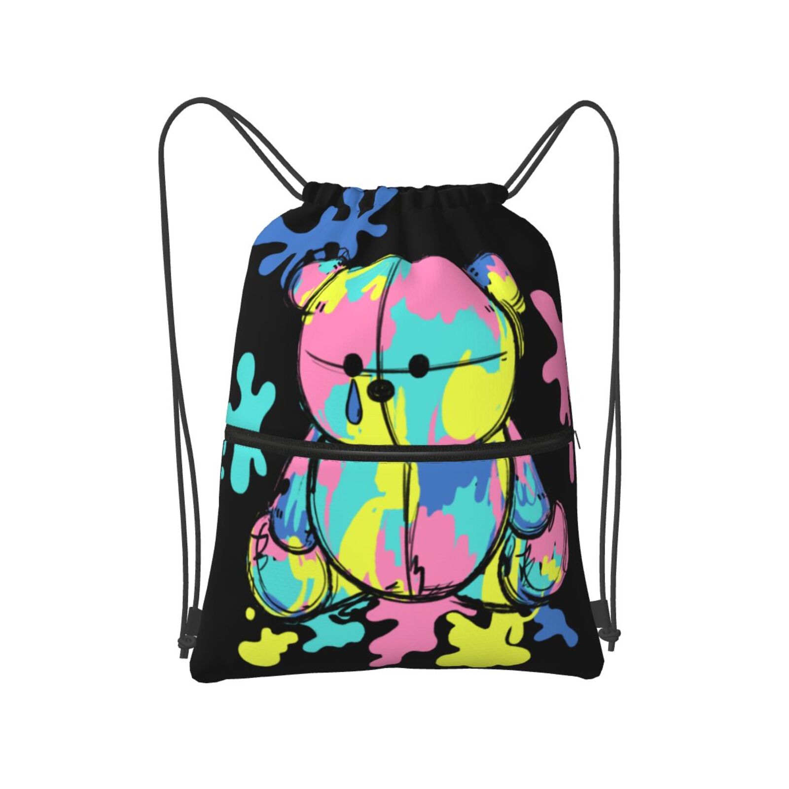 Drawstring Zipper Backpack