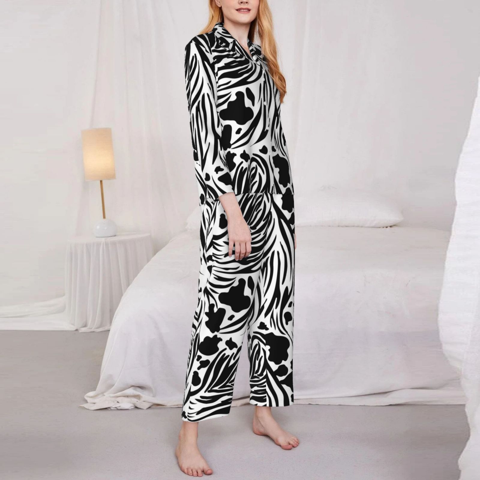 Women's Long-Sleeved Pajama Set