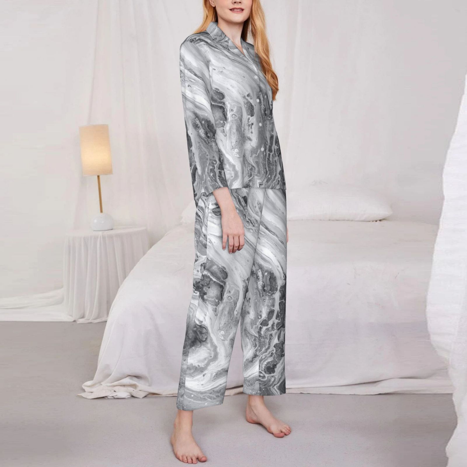 Women's Long-Sleeved Pajama Set