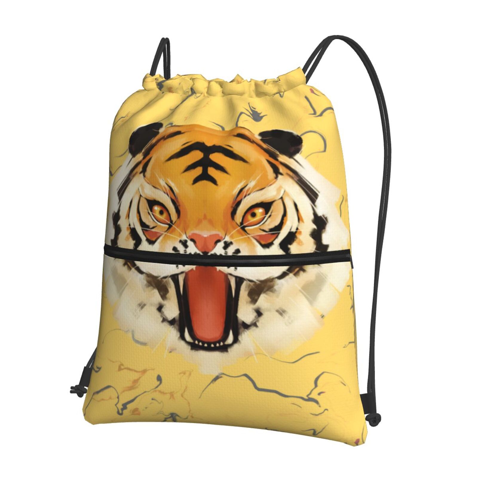 Drawstring Zipper Backpack