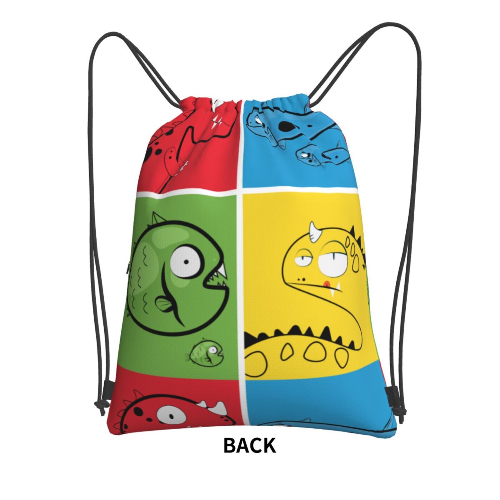 Drawstring Zipper Backpack