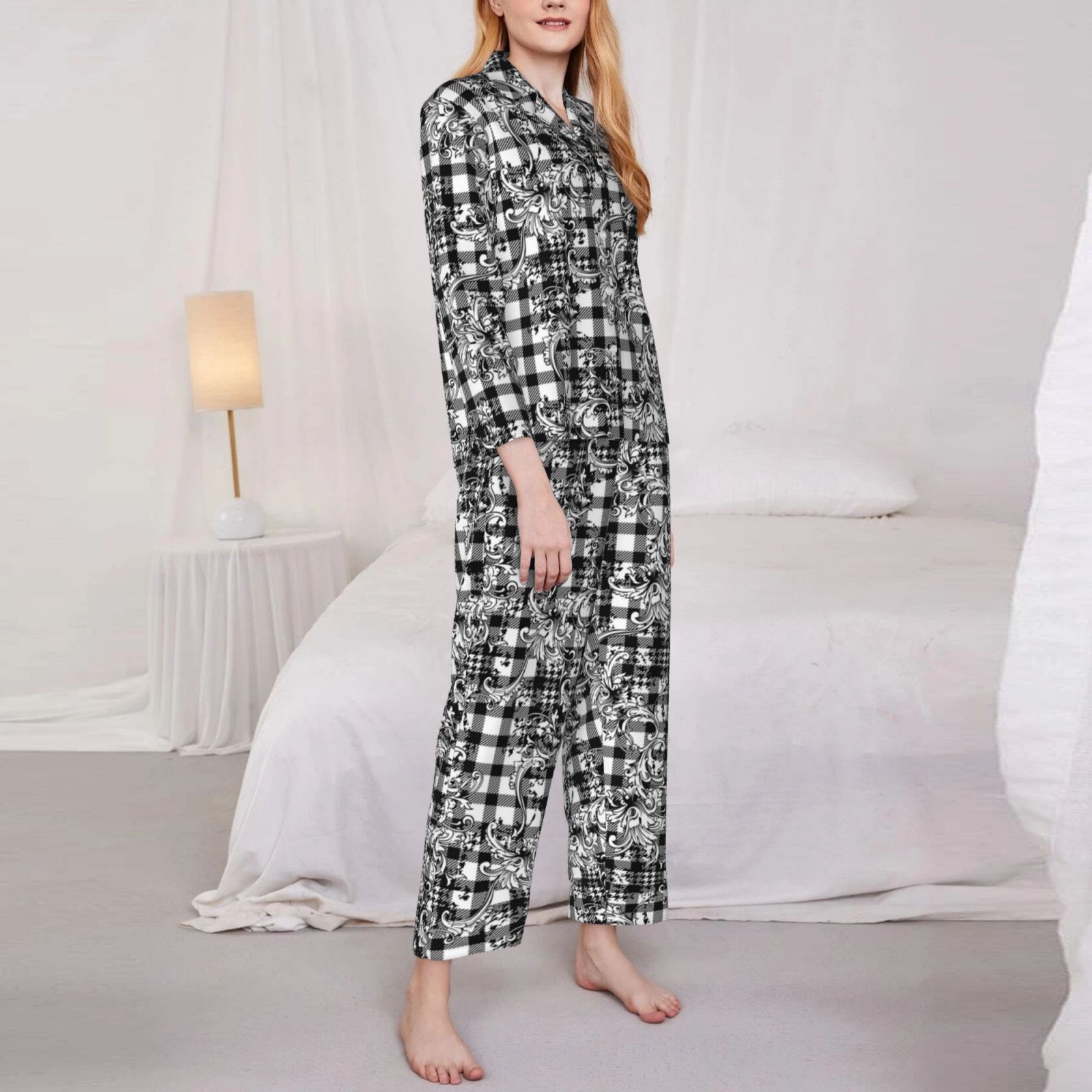 Women's Long-Sleeved Pajama Set