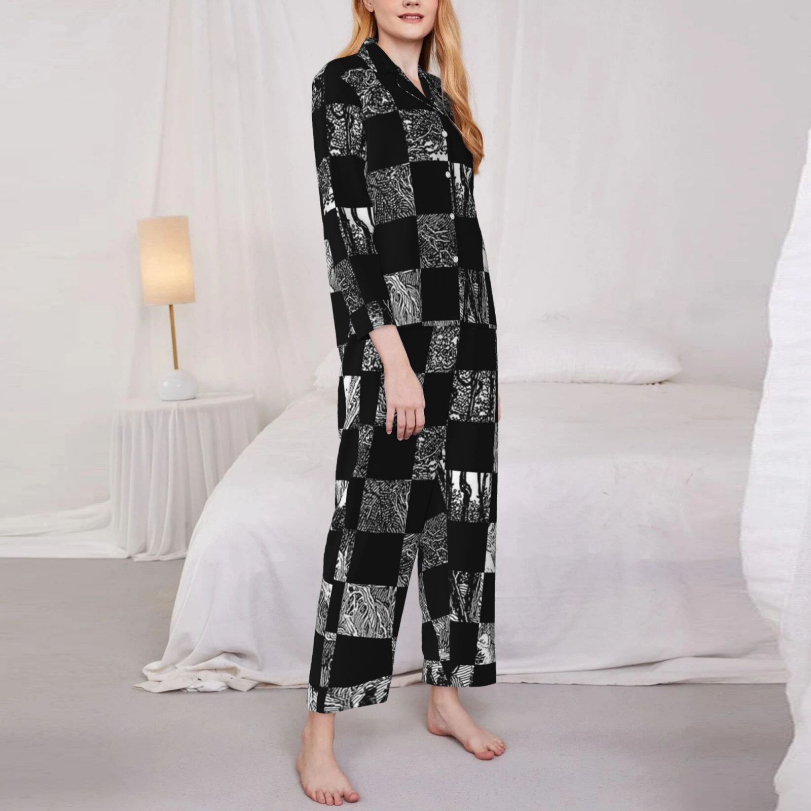 Women's Long-Sleeved Pajama Set