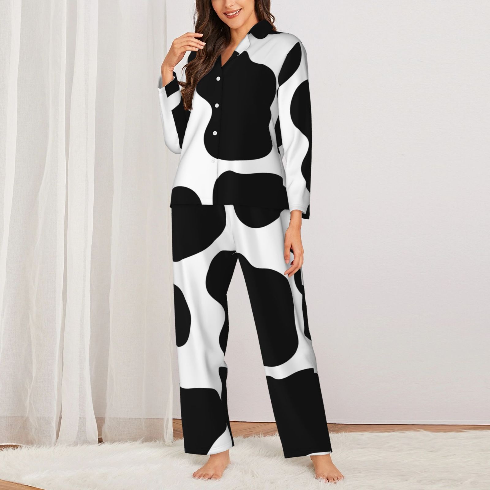 Women's Long-Sleeved Pajama Set