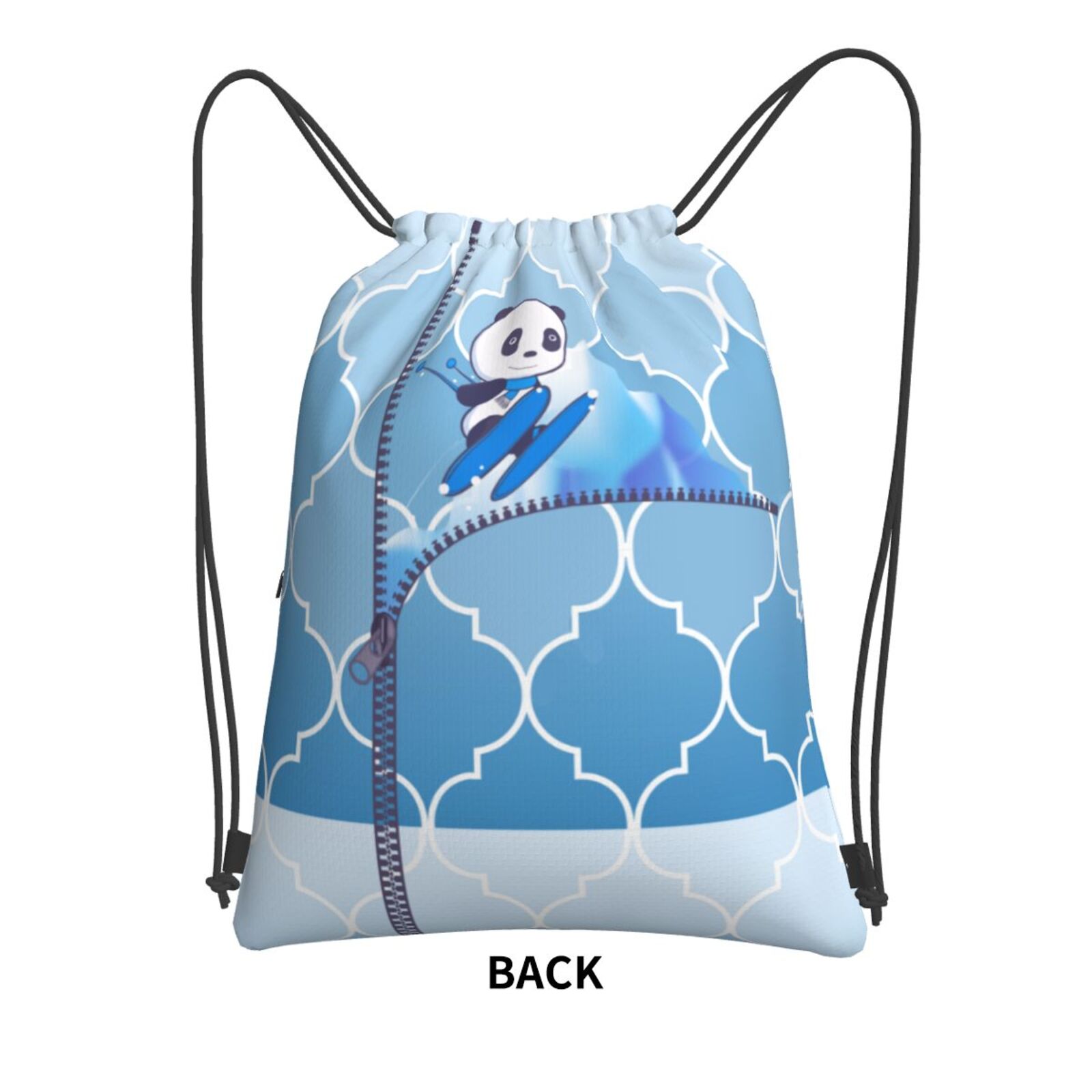 Drawstring Zipper Backpack