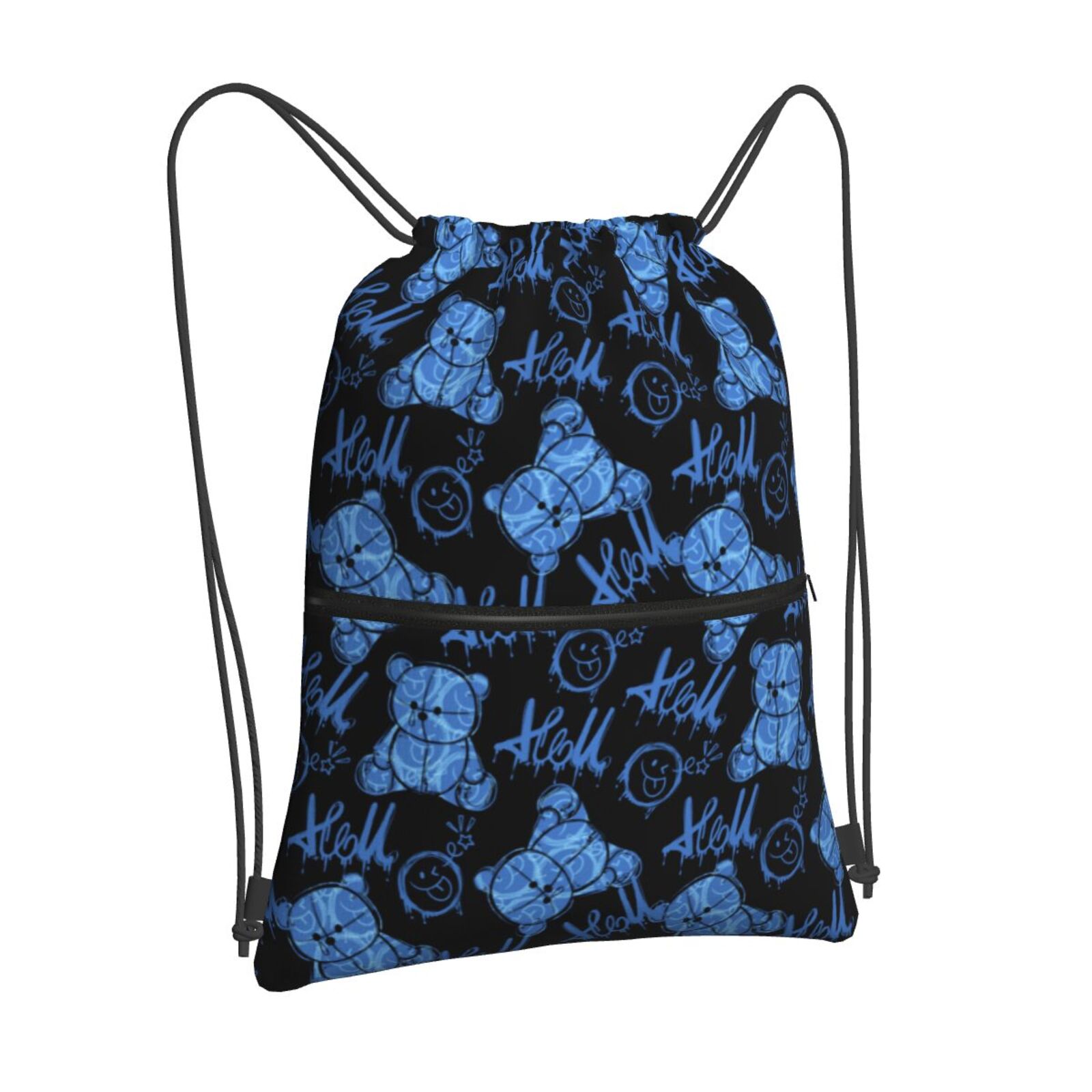 Drawstring Zipper Backpack