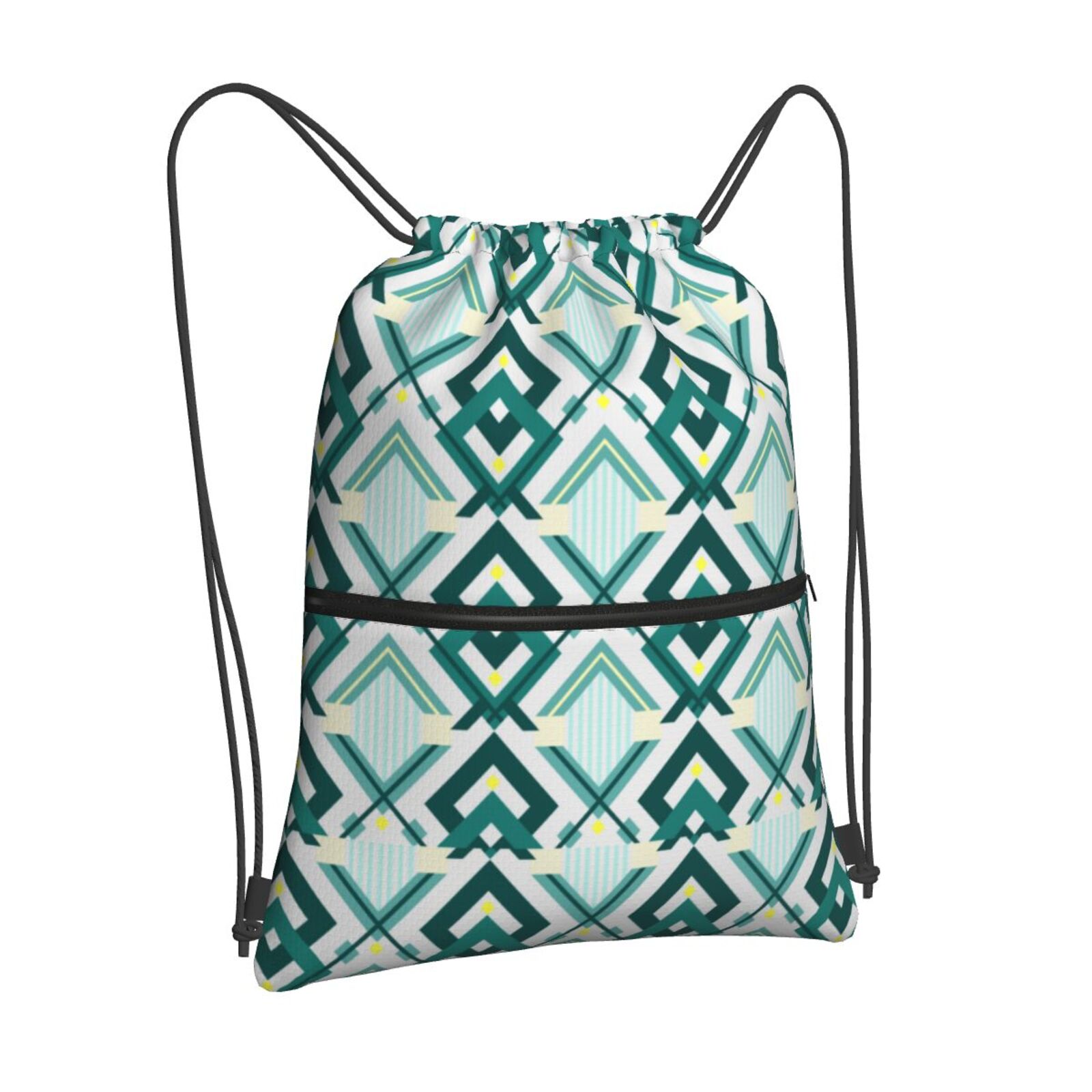 Drawstring Zipper Backpack