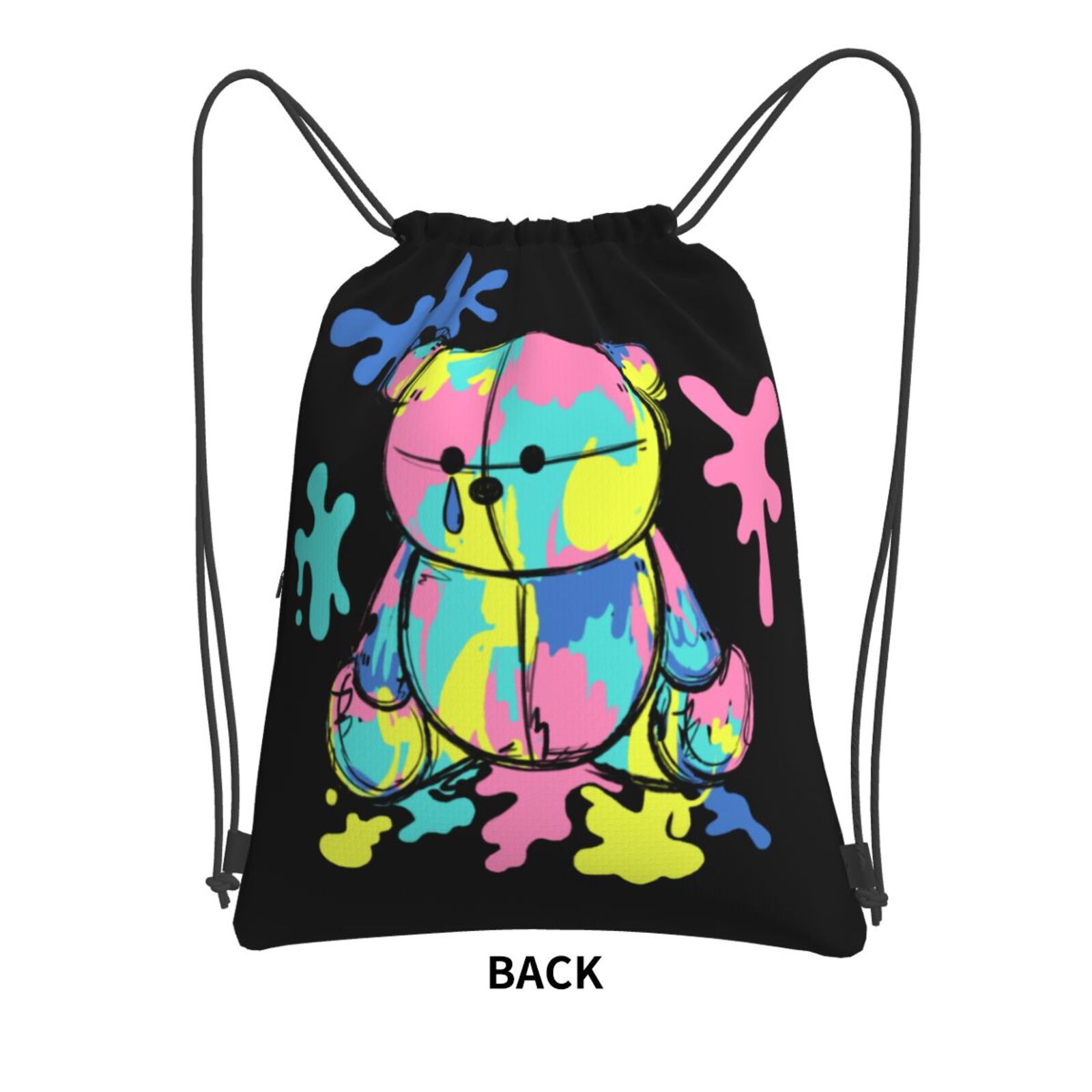 Drawstring Zipper Backpack