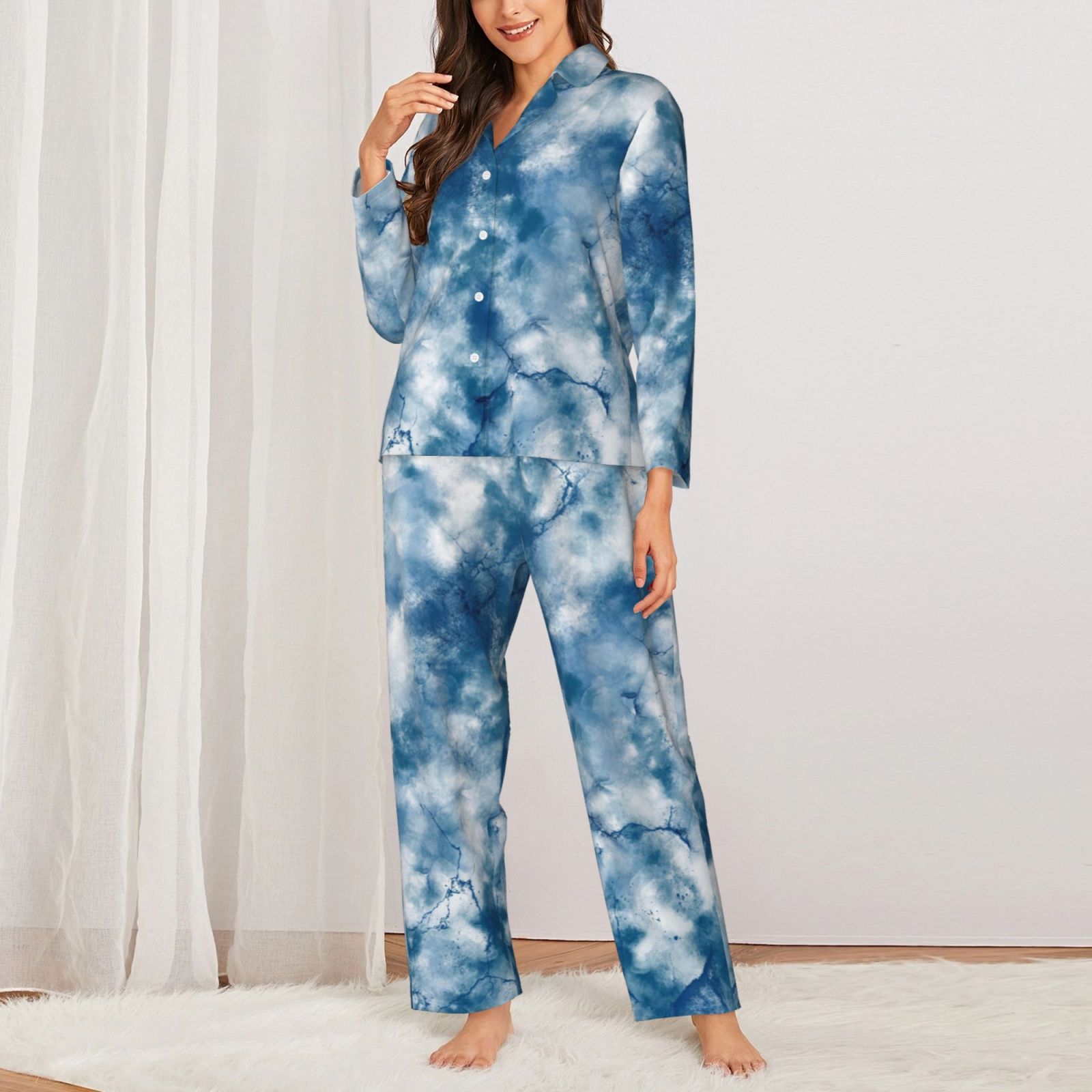 Women's Long-Sleeved Pajama Set