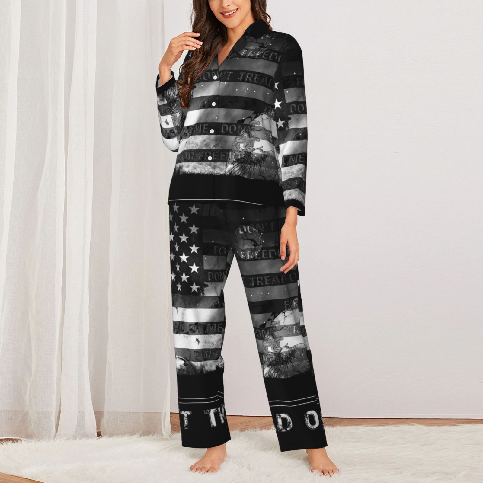 Women's Long-Sleeved Pajama Set