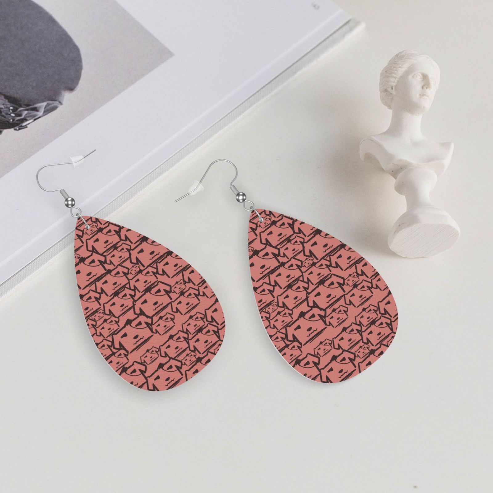 Leather Earring