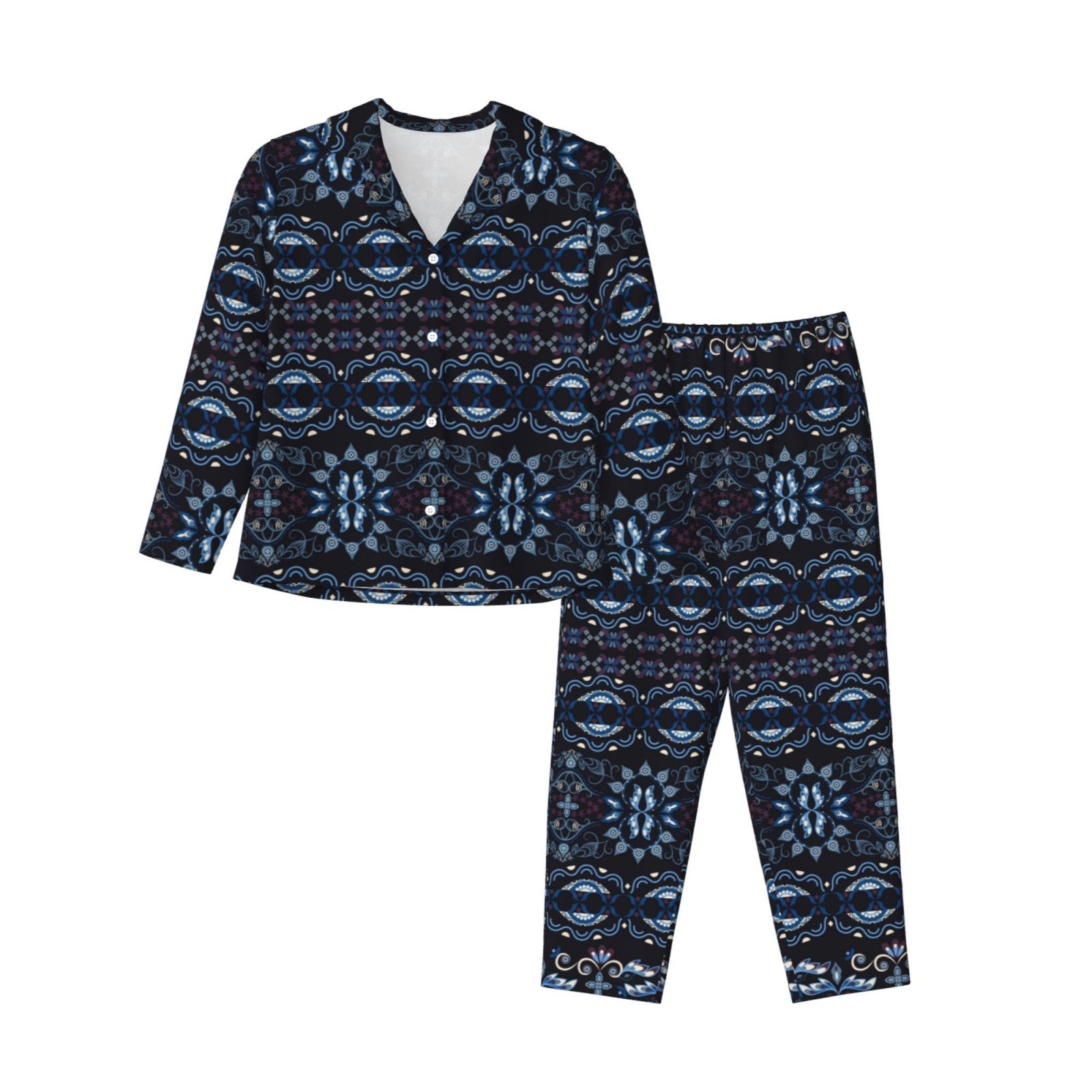 Women's Long-Sleeved Pajama Set