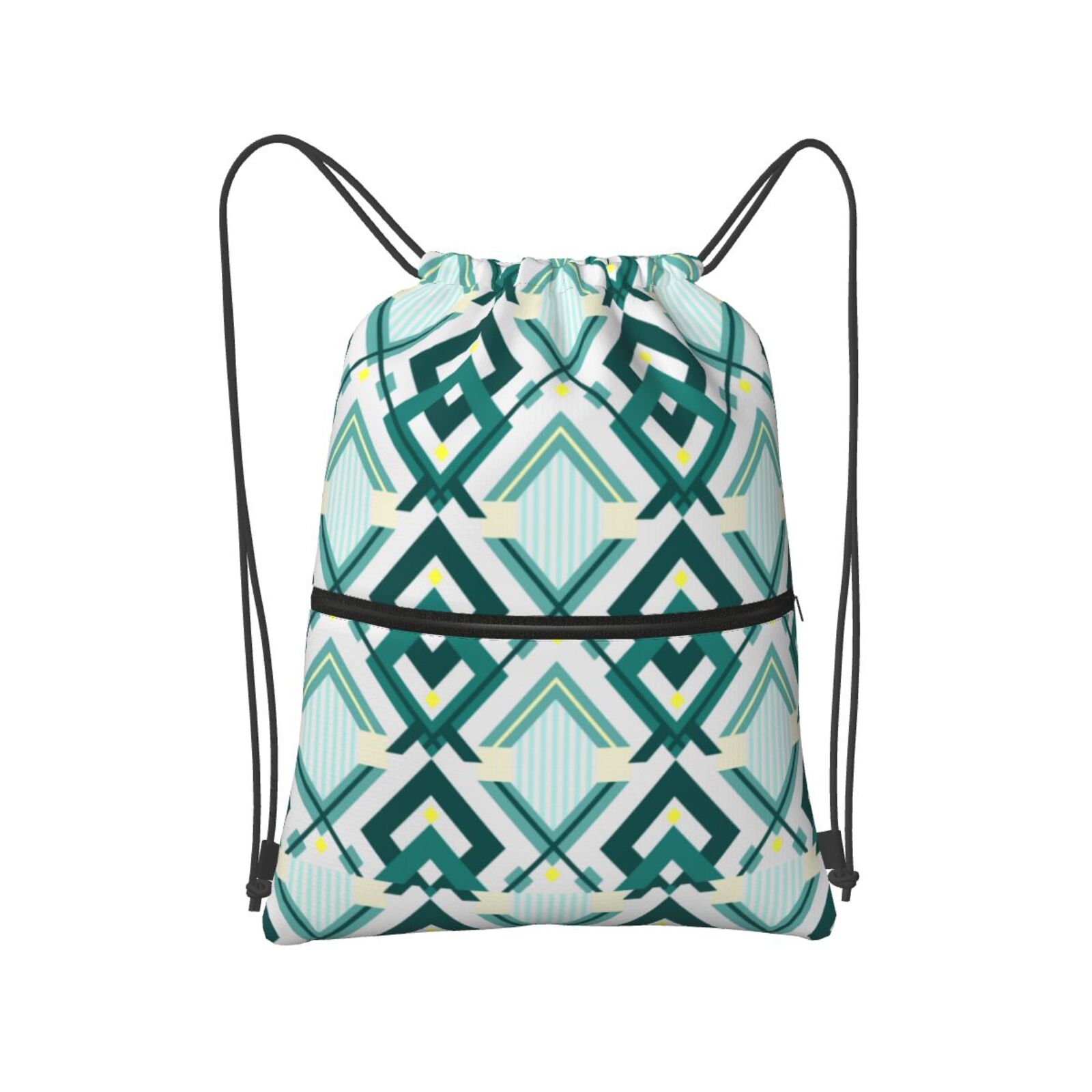 Drawstring Zipper Backpack