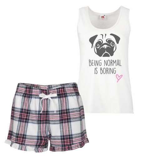 Pug Being Normal Is Boring Pyjama Set