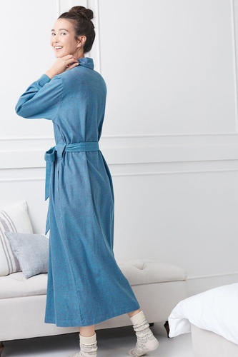 Stornoway Brushed Cotton Dressing Gown