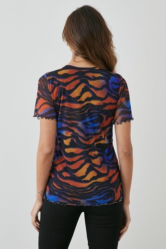 Mesh Tiger Ombre T shirt