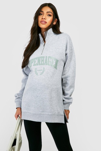 Maternity Copenhagen Half Zip Sweatshirt