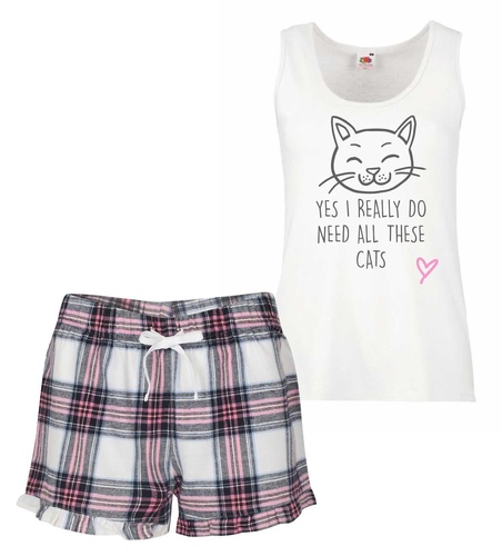 Yes I Really Do Need All These Cats Pyjama Set