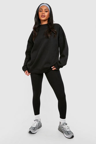 Basic Crew Neck Oversized Sweatshirt