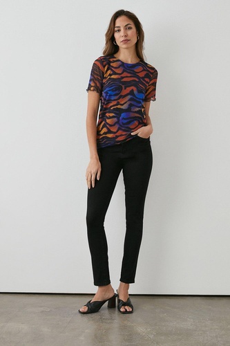 Mesh Tiger Ombre T shirt