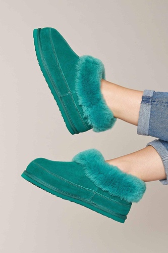 Bunsby Bright Sheepskin Slipper Ankle Boots