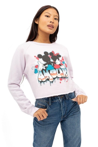 Graff Amour Cropped Cotton Sweatshirt