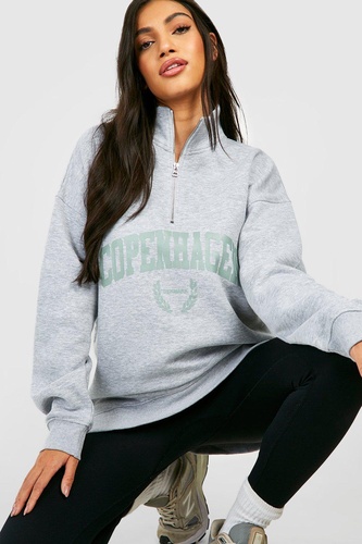 Maternity Copenhagen Half Zip Sweatshirt