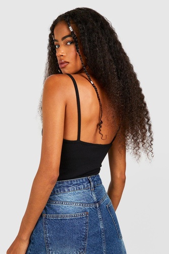 Strappy Rib Bodysuit