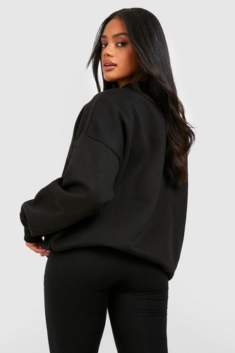 Basic Crew Neck Oversized Sweatshirt