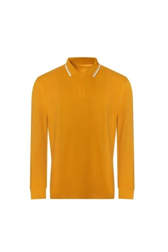 Tipped Long Sleeved Polo Shirt