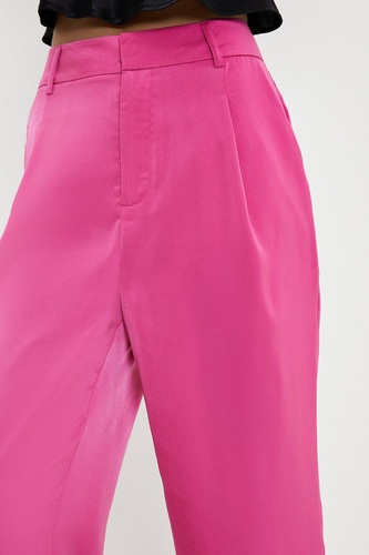 Satin Straight Leg Trousers