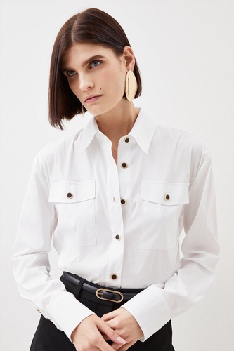 Classic Pocket Detail Tailored Shirt