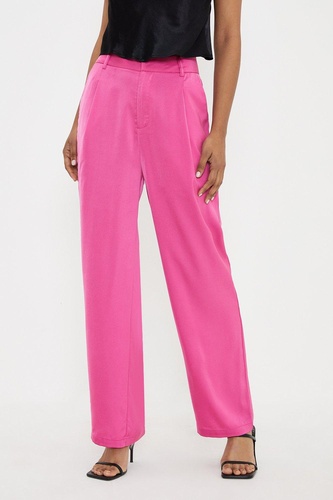 Satin Straight Leg Trousers