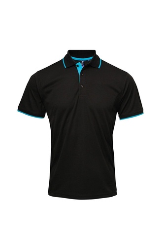 Contrast Coolchecker Polo Shirt