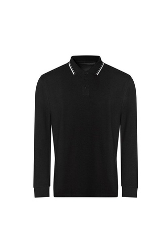 Tipped Long Sleeved Polo Shirt