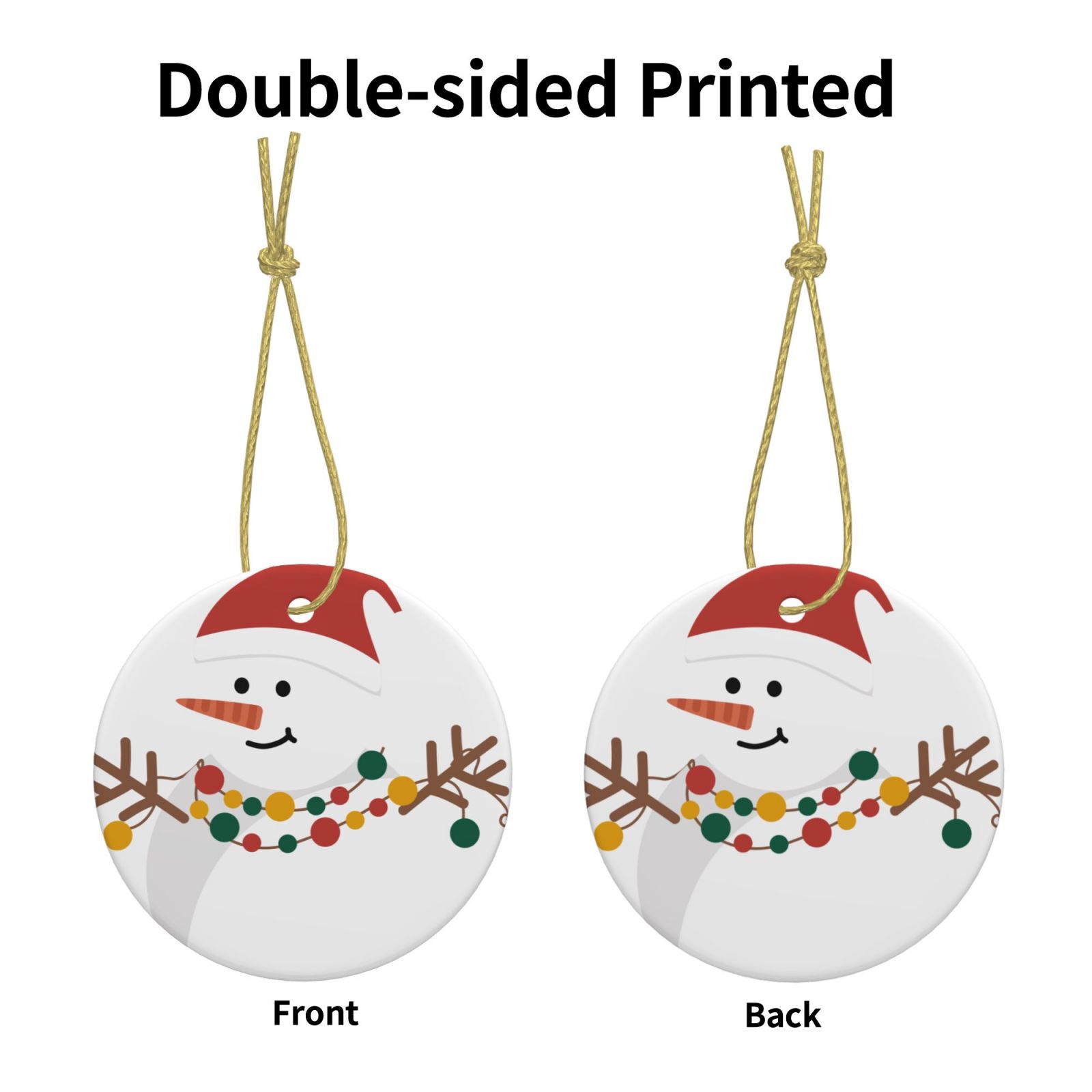 Christmas Tree Ceramic Hanging