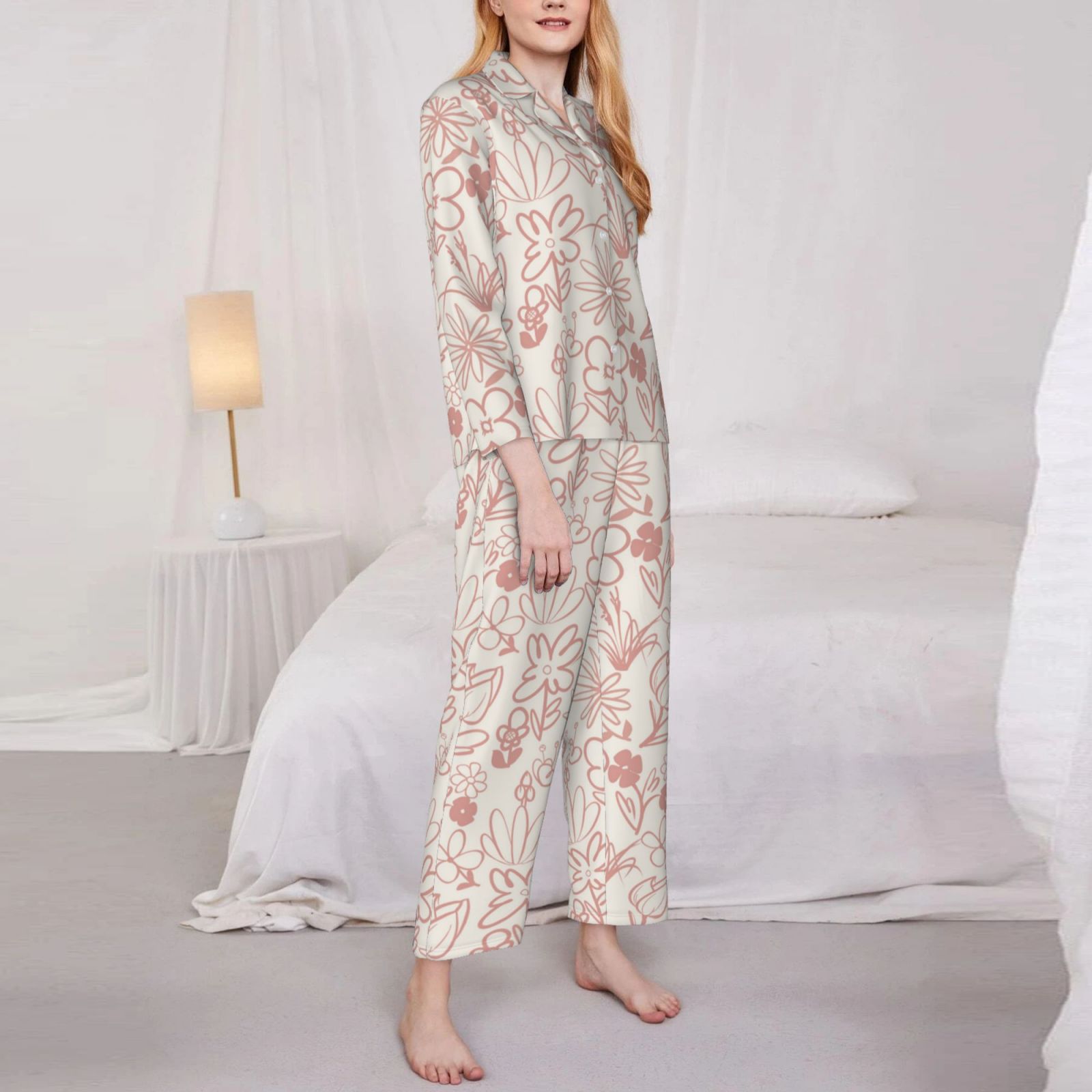 Women's Long-Sleeved Pajama Set