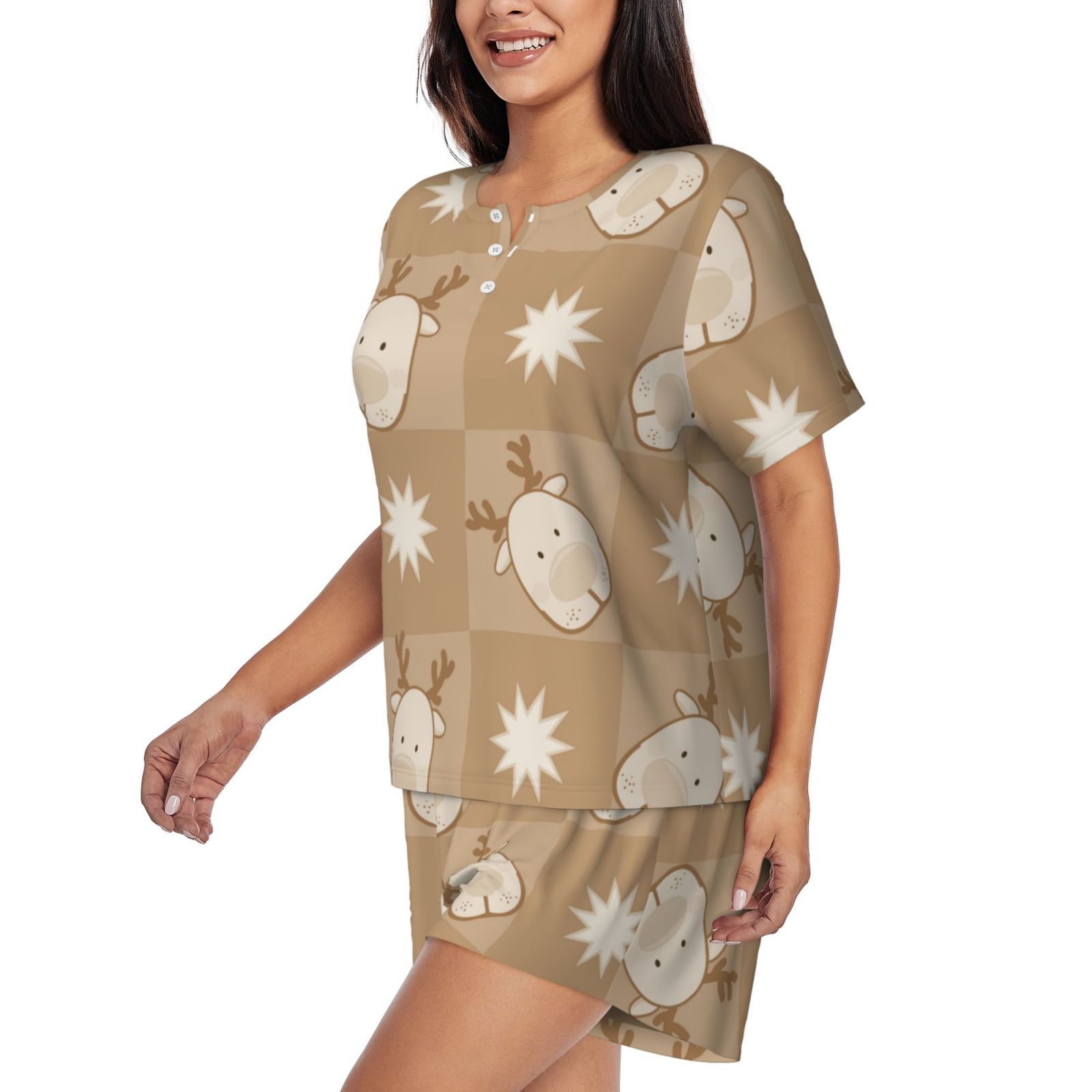 Women's Short-Sleeved Pajama