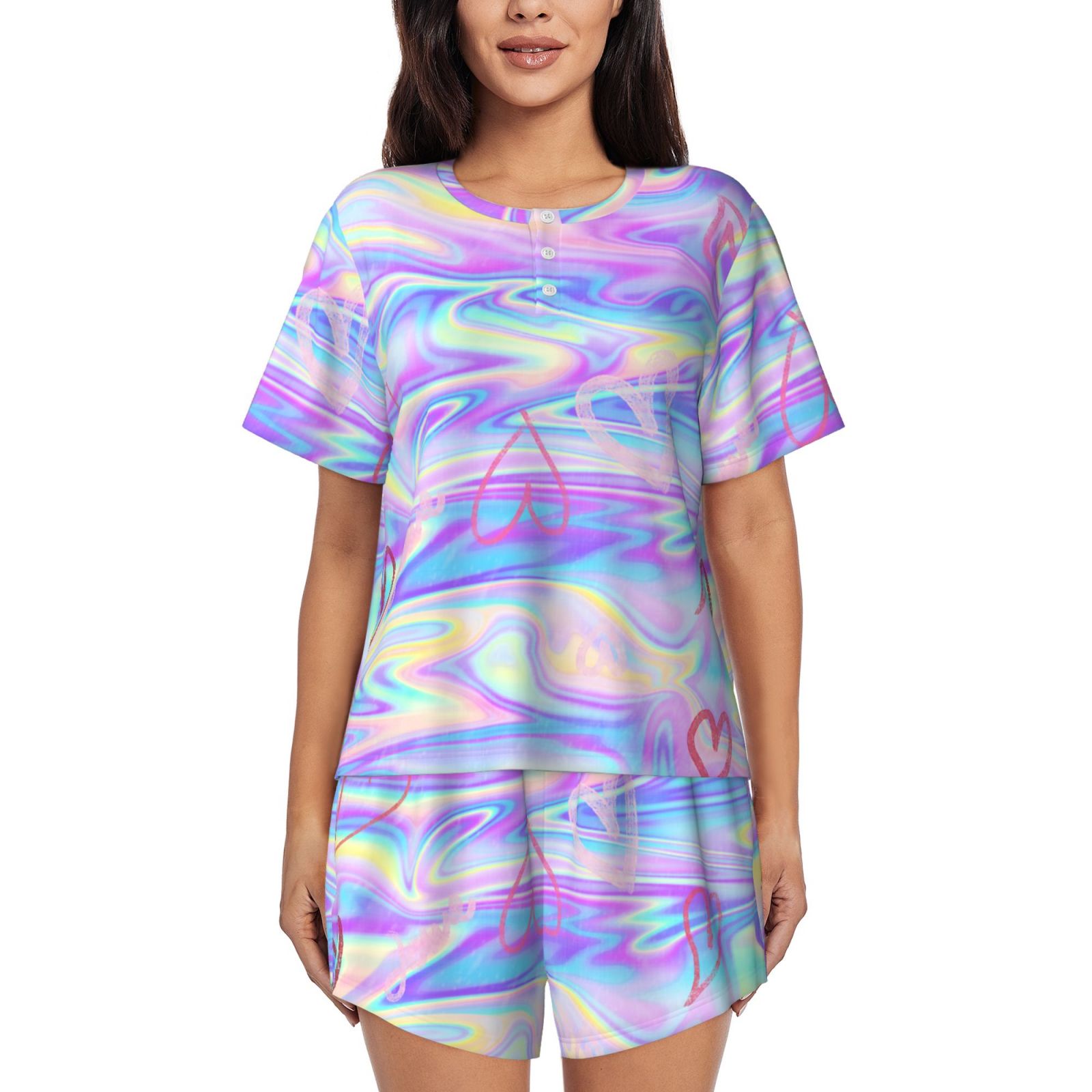 Women's Short-Sleeved Pajama