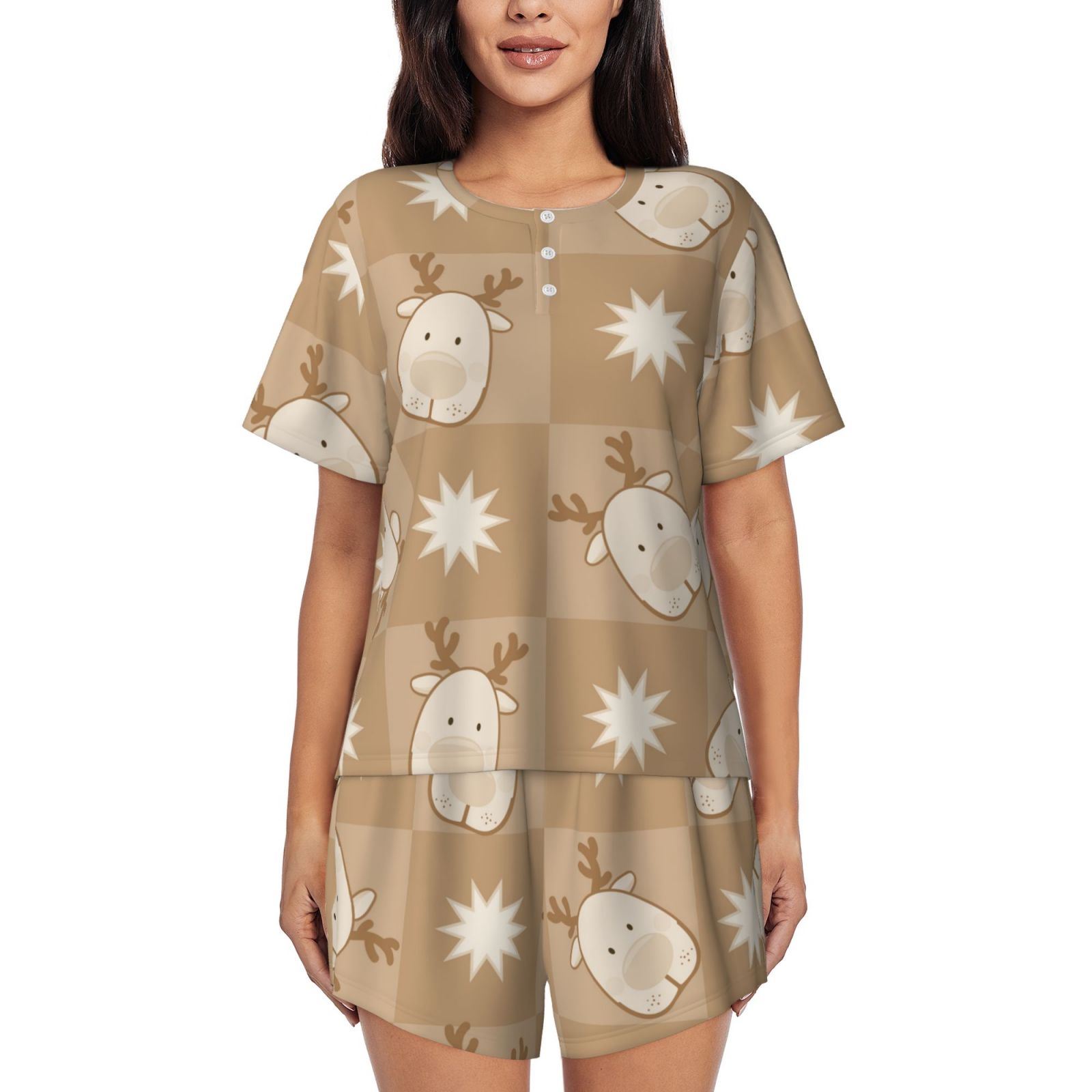 Women's Short-Sleeved Pajama