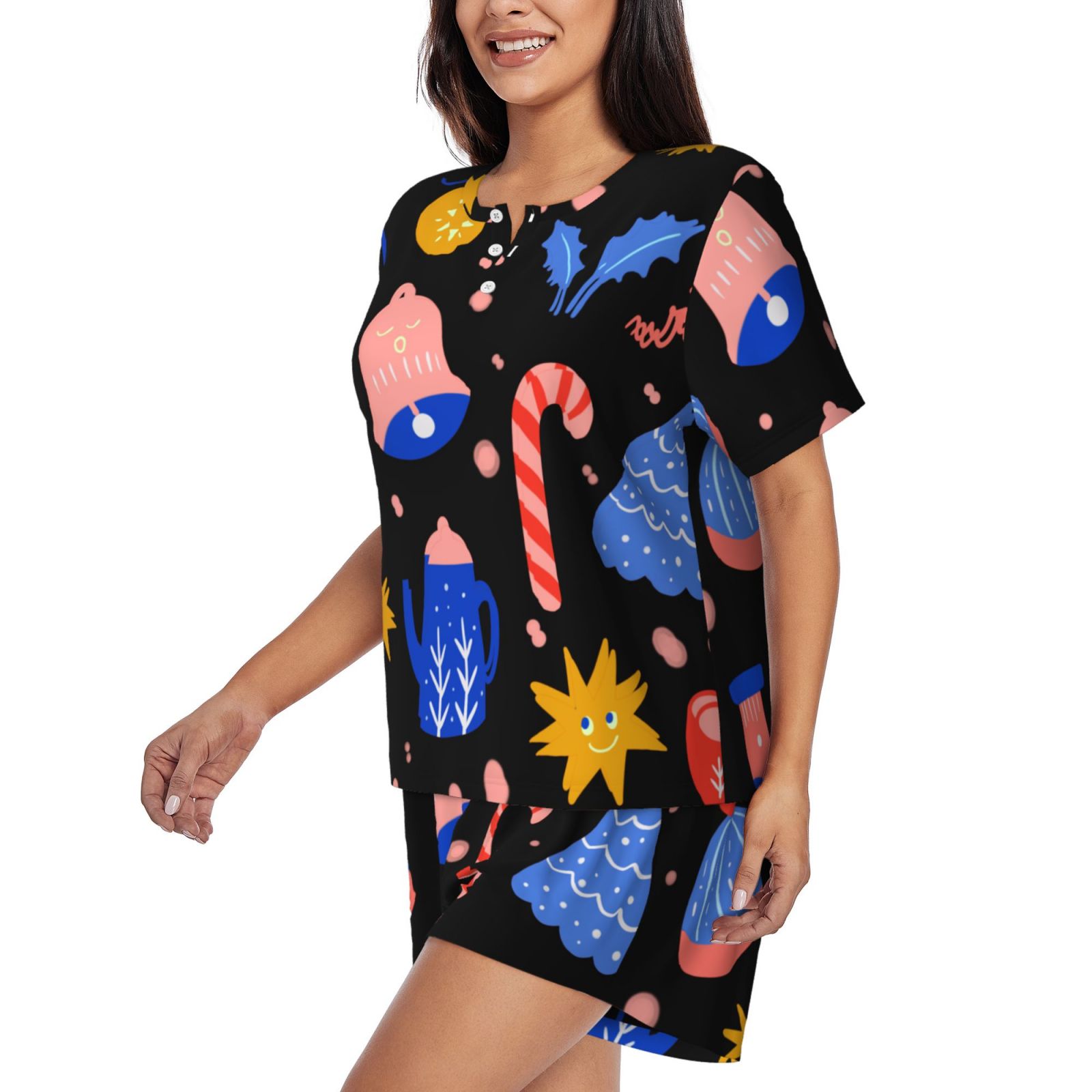 Women's Short-Sleeved Pajama