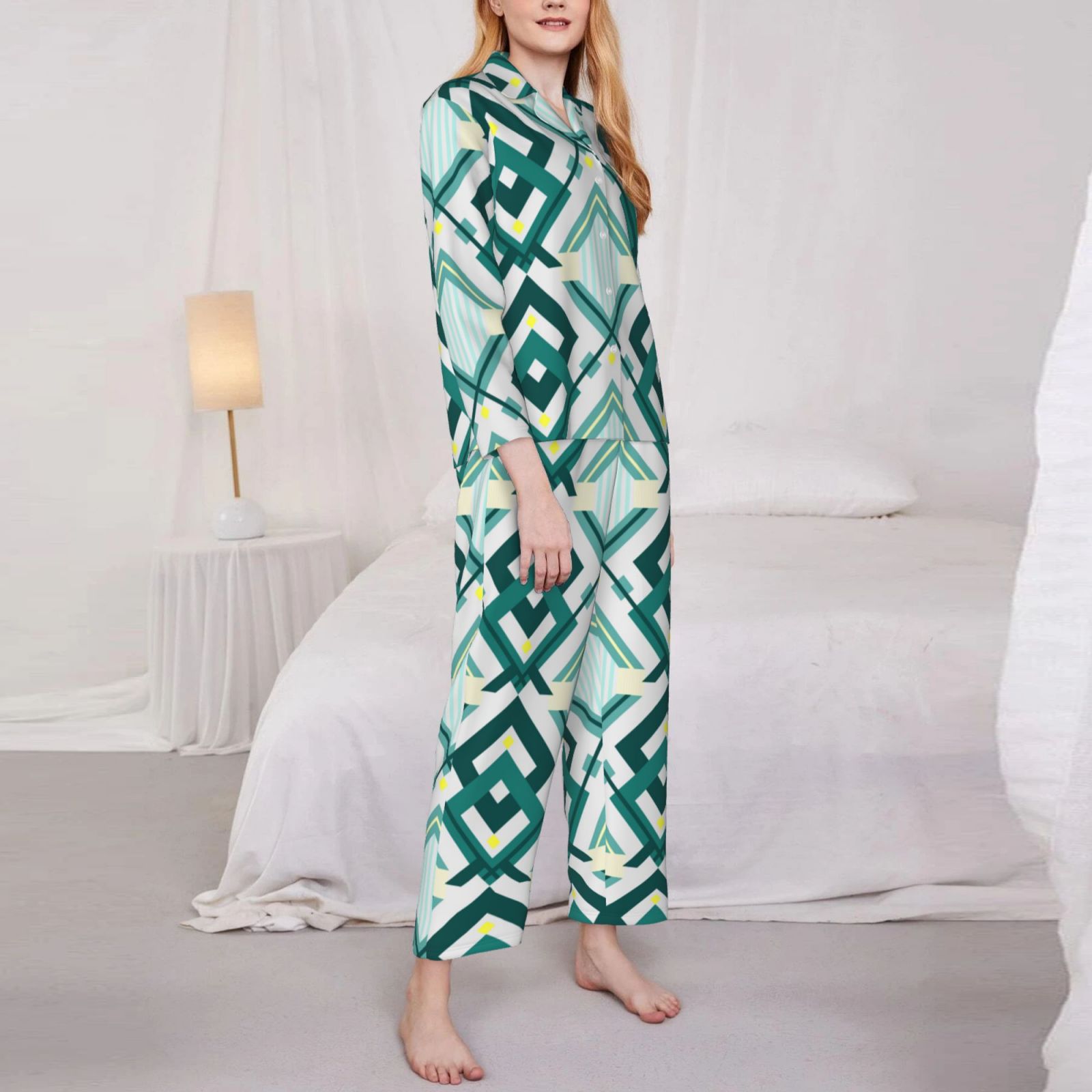 Women's Long-Sleeved Pajama Set